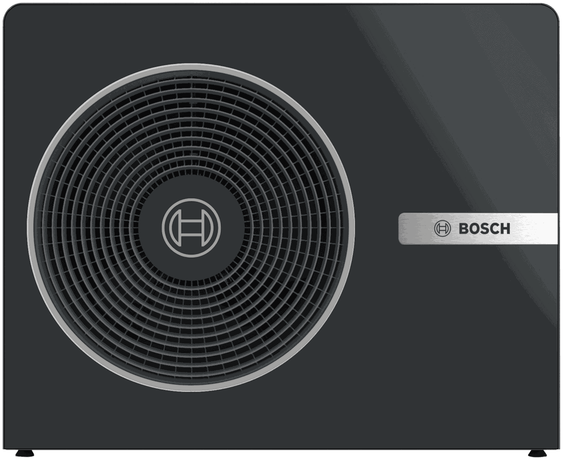 Außeneinheit der Bosch Compress 8800i AW in Schwarz